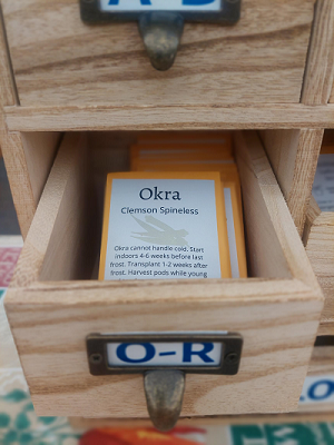 seed packet in drawer graphic