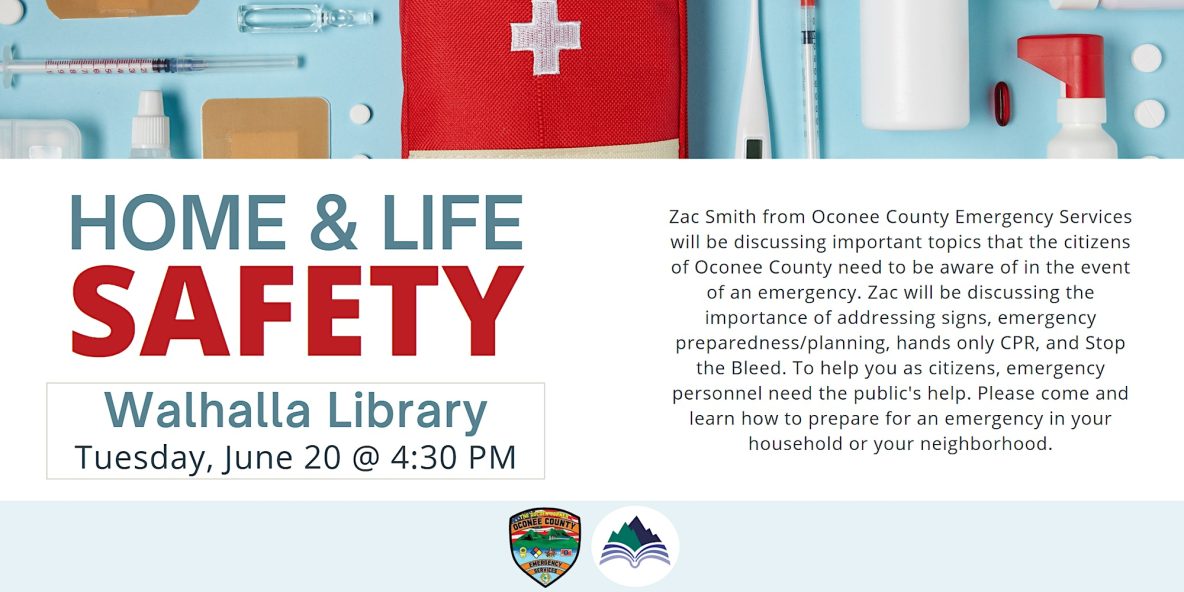 Home and Life Safety training at the Walhalla Library