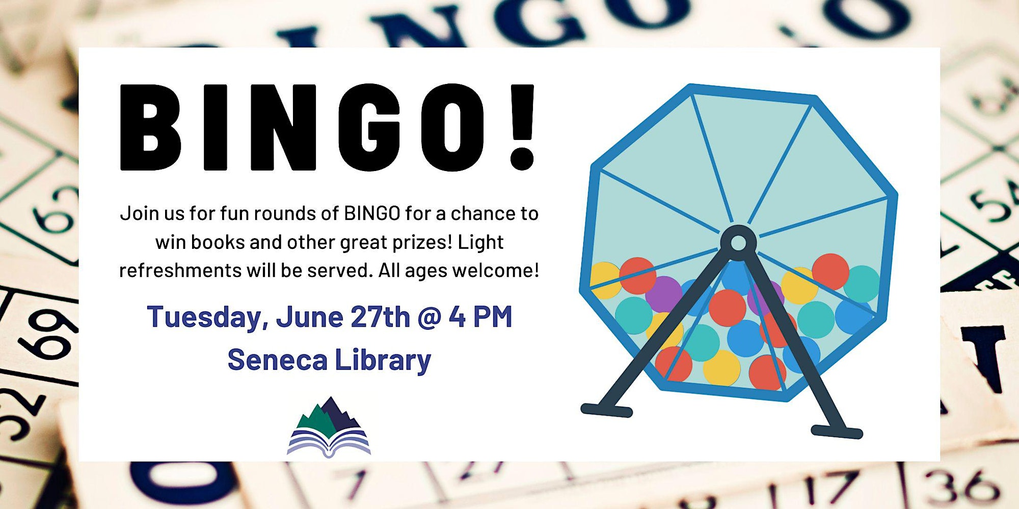Bingo at the Seneca Branch. 6/27