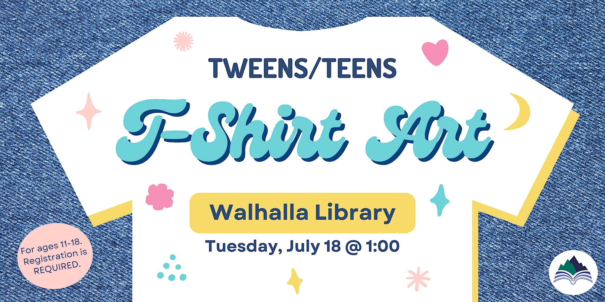 T-shirt art at Walhalla Library
