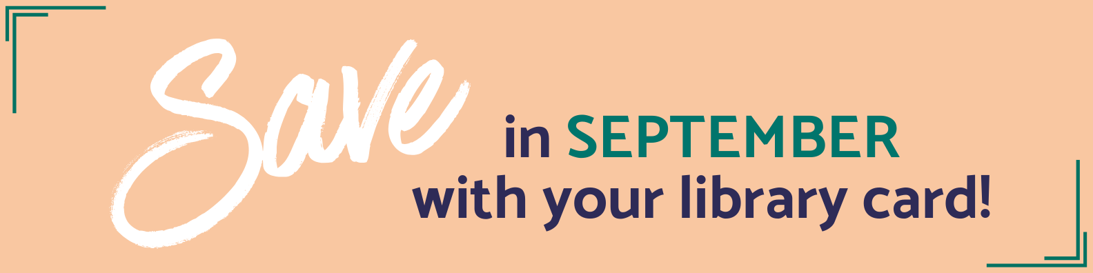 save in september header
